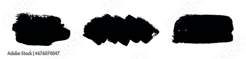 Set of vector brushes. Text frames and grunge patches. Highly detailed abstract vector backgrounds.