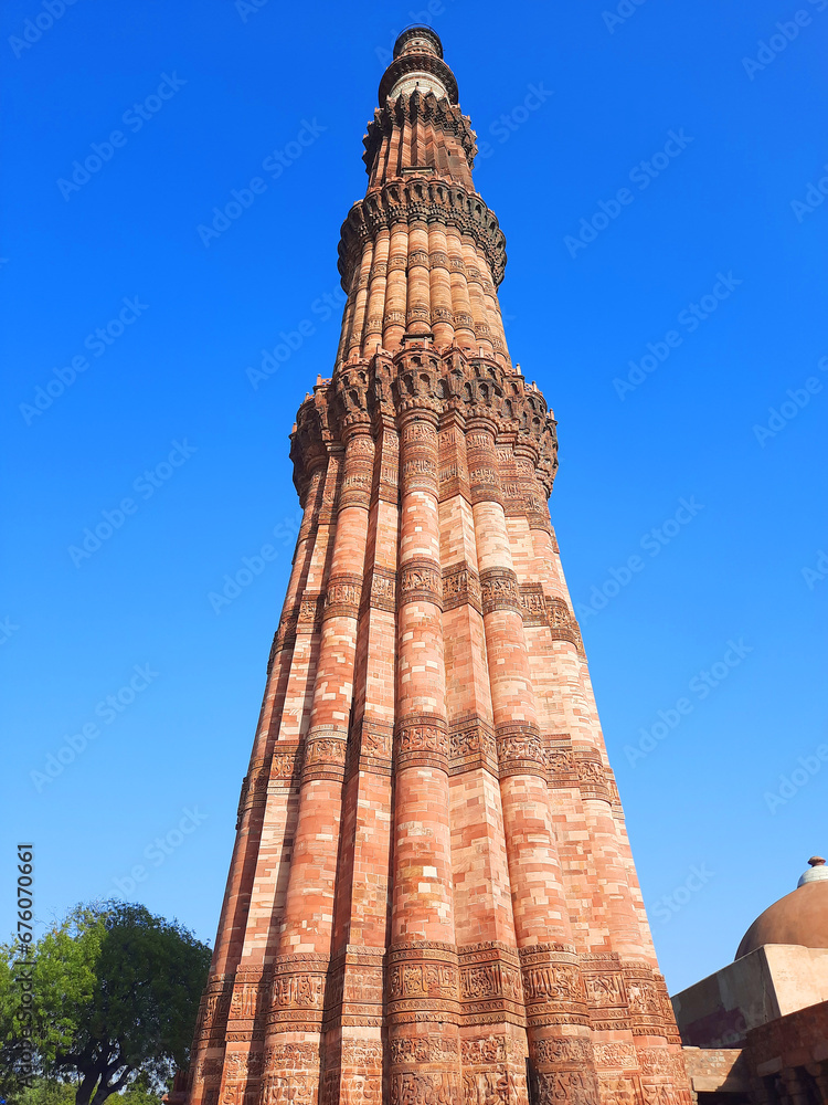 Qutub Minar Complex OF Delhi’s tower of victory. This 73m 12th-century minaret is Delhi’s Eiffel Tower or Big Ben – the single most important symbol of the city. India