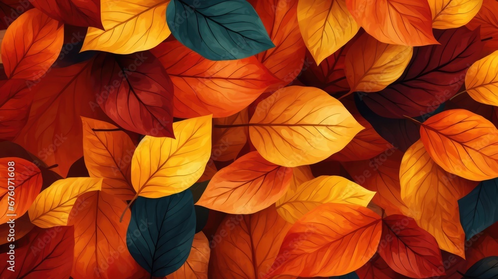 autumn leaves background 