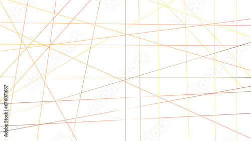 Low poly abstract white and golden lines background vector. Random line pattern background. Random chaotic lines abstract geometric pattern vector background.