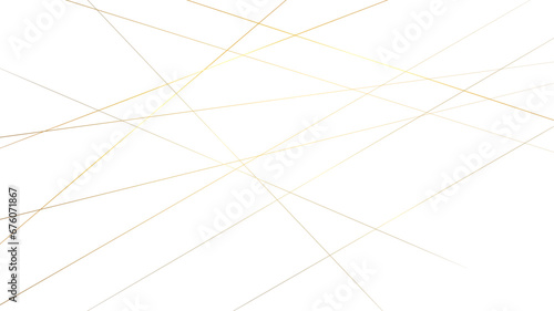 Low poly abstract white and golden lines background vector. Random line pattern background. Random chaotic lines abstract geometric pattern vector background.