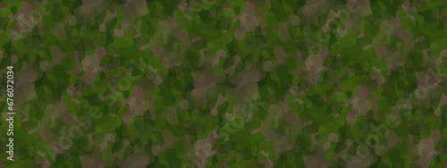 Military camouflage pattern. Abstract green and brown background. 