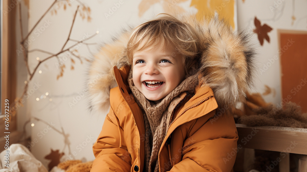 portrait of a happy blonde toddler portrait of a happy blonde toddler