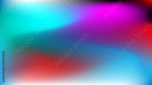 Blurred Color Wave Vibrant Gradient Background. Smooth and blurry colorful gradient mesh background. Colorful mesh gradient abstract background.
