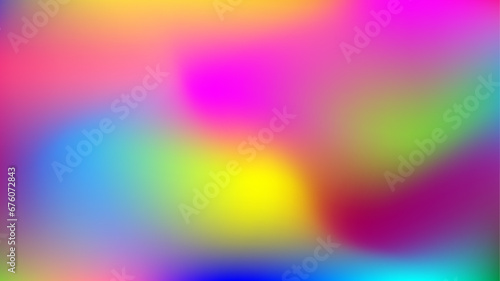 Blurred Color Wave Vibrant Gradient Background. Smooth and blurry colorful gradient mesh background. Colorful mesh gradient abstract background.