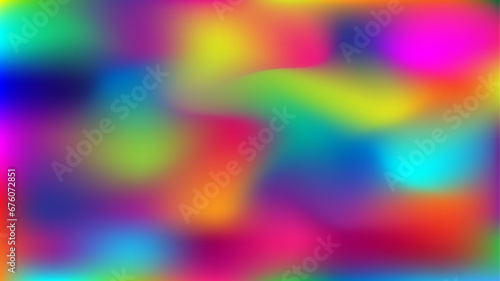 Blurred Color Wave Vibrant Gradient Background. Smooth and blurry colorful gradient mesh background. Colorful mesh gradient abstract background.