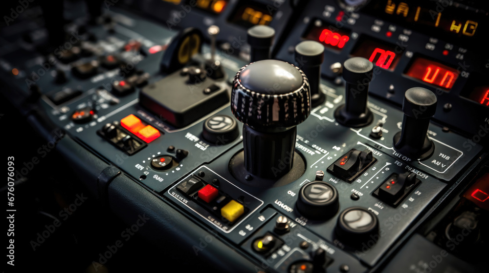 Flight Equipment and Aerial Warfare A Detailed Look at the Buttons and Switches of a Military Aircraft