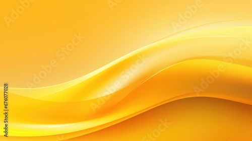 Bright Yellow Wave Background 