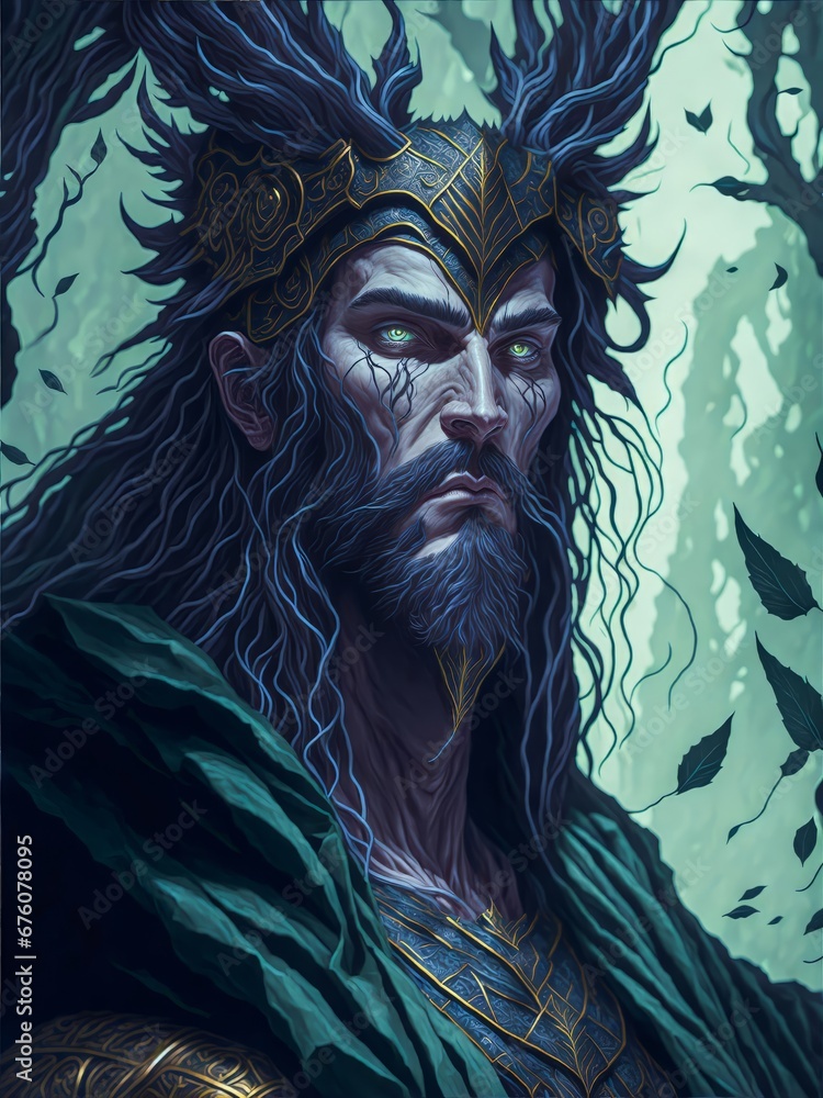 Freyr a Norse God the Ruler of Alfheim and Lord of the Elves. Abstract