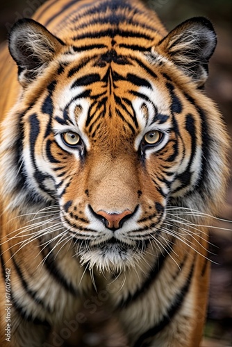 Large Tiger portrait. Ai Generative