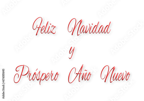 Feliz navidad y próspero año nuevo - happy Christmas writing to ESPAÑOL for website, postcard, book, t-shirt, sweatshirt, mug, photo, label, sticker, book, notebook, printable, Cricut, silhouette
