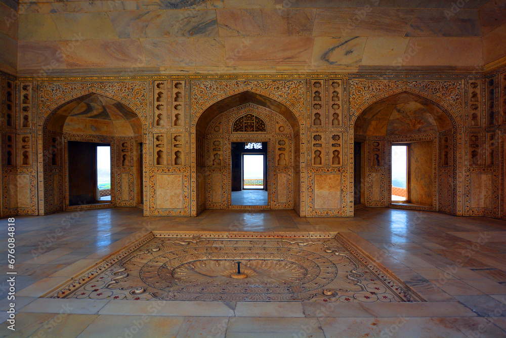 Agra Fort Agra Indiais a historical fort in the city of Agra and also known as Agra's Black Fort. Built by the Mughal emperor Akbar in 1565 and completed in 1573