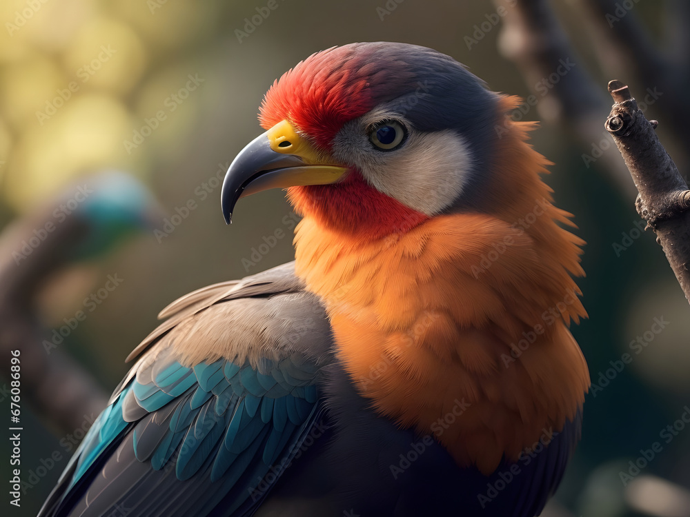 Fototapeta premium close up of a bird