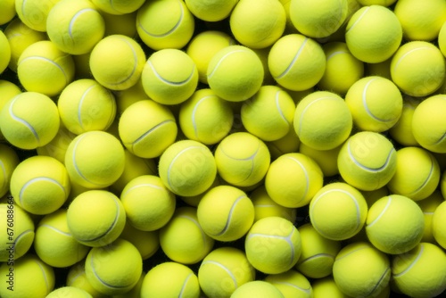 Pattern background of colorful tennis balls for vibrant and energetic background design © Ilja