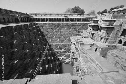 Abhaneri or Abaneri is a village in the  Indian state of Rajasthan. Abhaneri yields ruins of an ancient city, Abhangari, now popular for the Chand Baori step well  photo