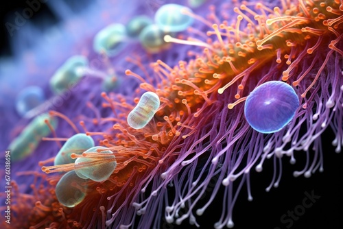 A high resolution of single bacterial cell.