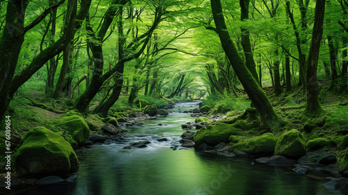 stream in the woods © Celysak