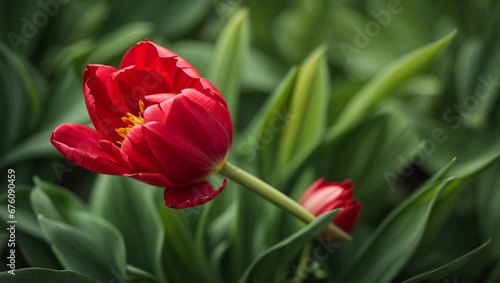 red and yellow tulips © Hakim