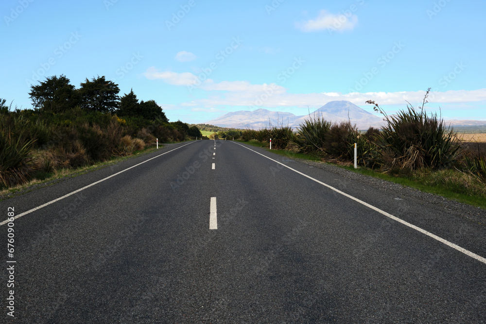 driving on the road in new zealand