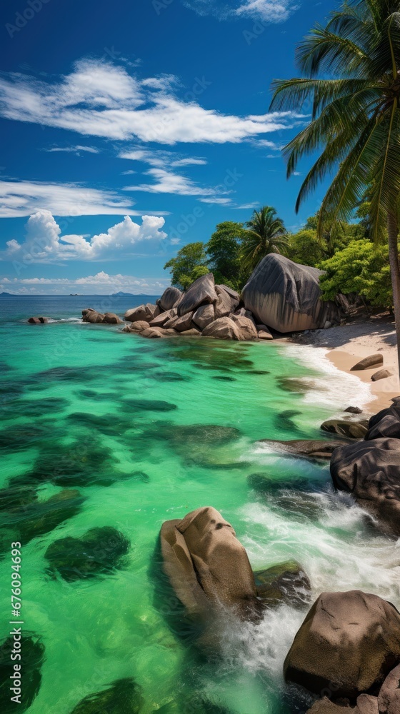 Obraz premium beach with tree