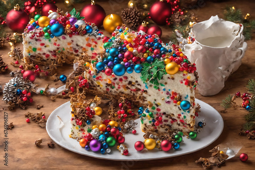 Leckere und bunte Weihnachtskuchen machen die Zeit zur süßesten Jahreszeit