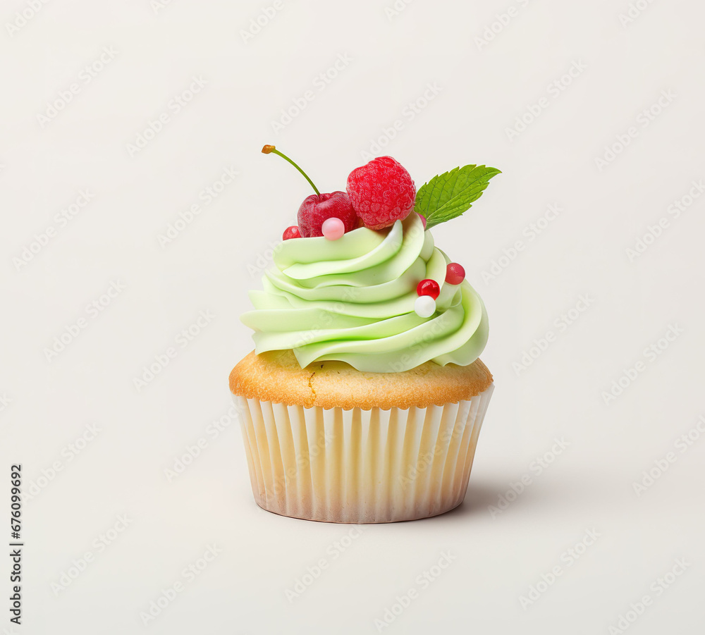 white cupcake with green icing on a white background,
cupcake with cream white cupcake with green icing on a white background,
cupcake with cream