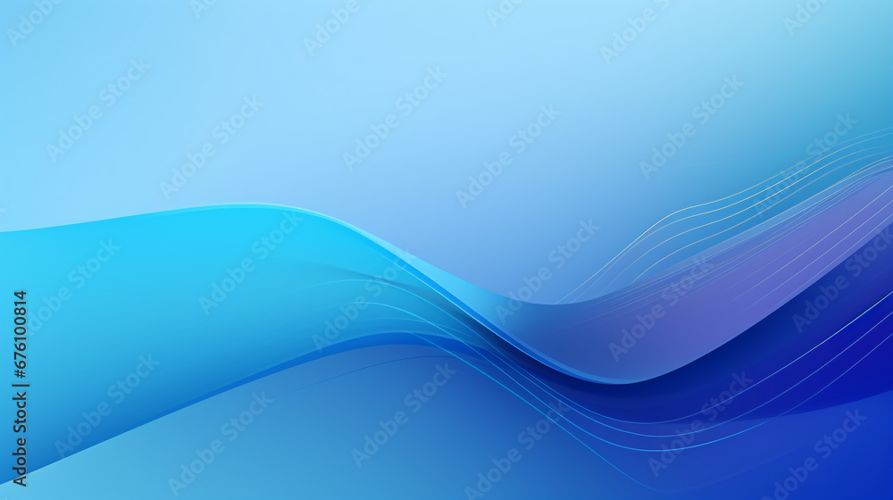 a blue abstract The light blue curved background and some blue lines adopt the webcore style. AI generative a blue abstract The light blue curved background and some blue lines adopt the webcore style. AI generative