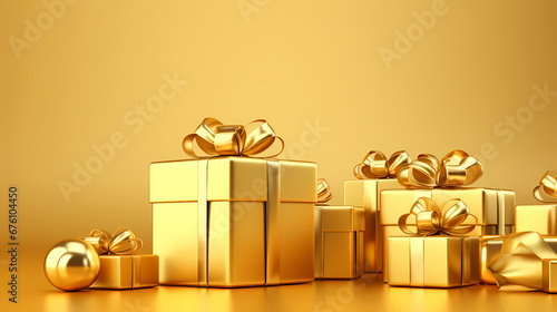 christmas wallpaper with presents and christmas balls