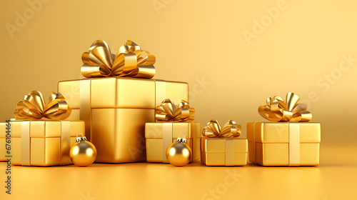 christmas wallpaper with presents and christmas balls