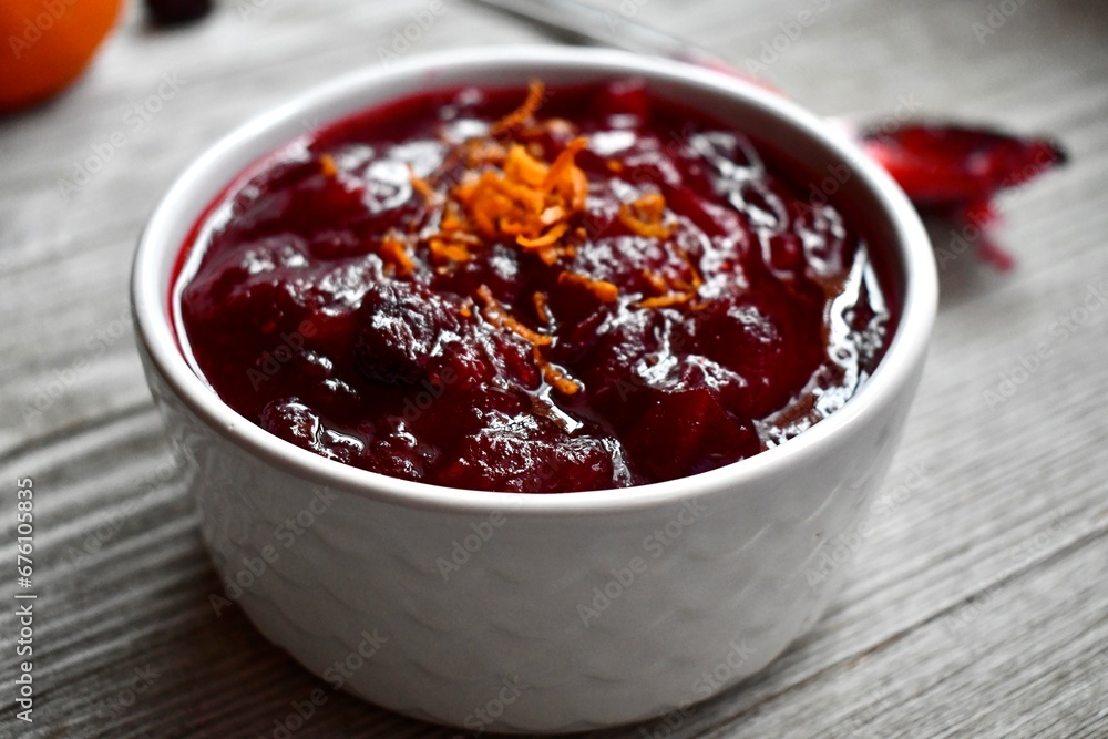 Homemade cranberry sauce Homemade cranberry sauce