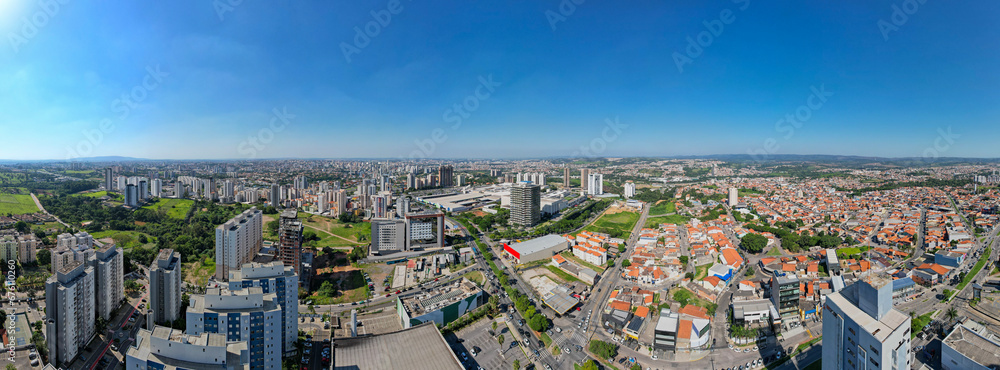 Sorocaba, vista aérea do Campolim