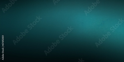 Abstract background teal blue green black color gradient grainy texture dark technology web banner design, copy space, wide angle, modern