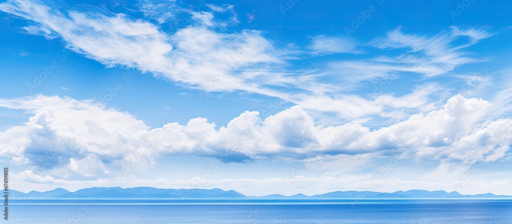 The background of the sky showcased the breathtaking beauty of nature with its vivid blue color creating a stunning contrast and a truly beautiful view The background of the sky showcased the breathtaking beauty of nature with its vivid blue color creating a stunning contrast and a truly beautiful view
