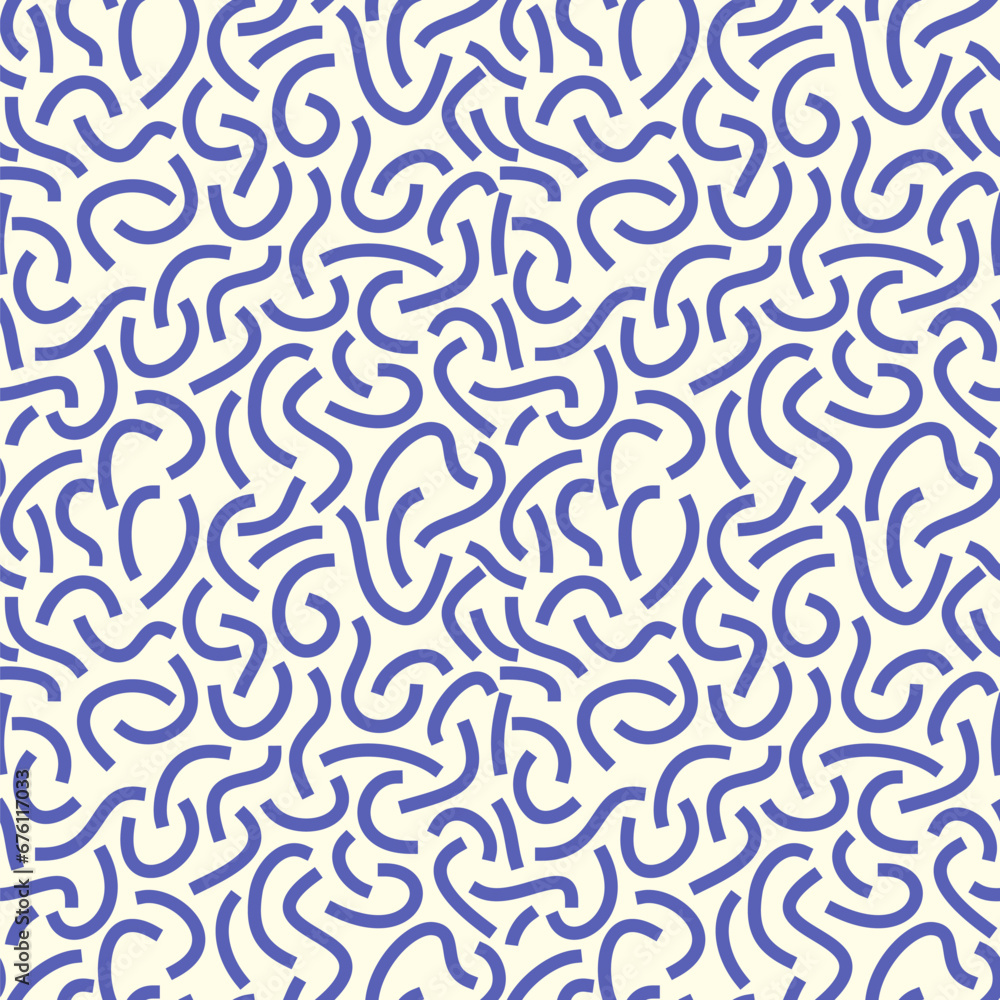 Blue curved lines isolated on white background. Bold Squiggles. Blue curved lines isolated on white background. Bold Squiggles.