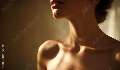 Beautiful female neck photo