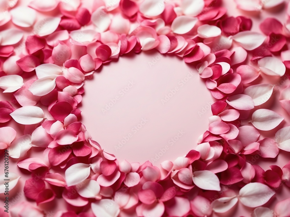 Fototapeta premium pink rose petals