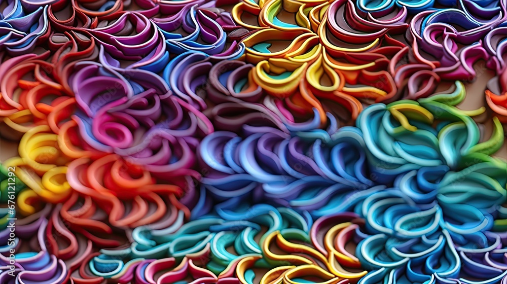 abstract colorful string background