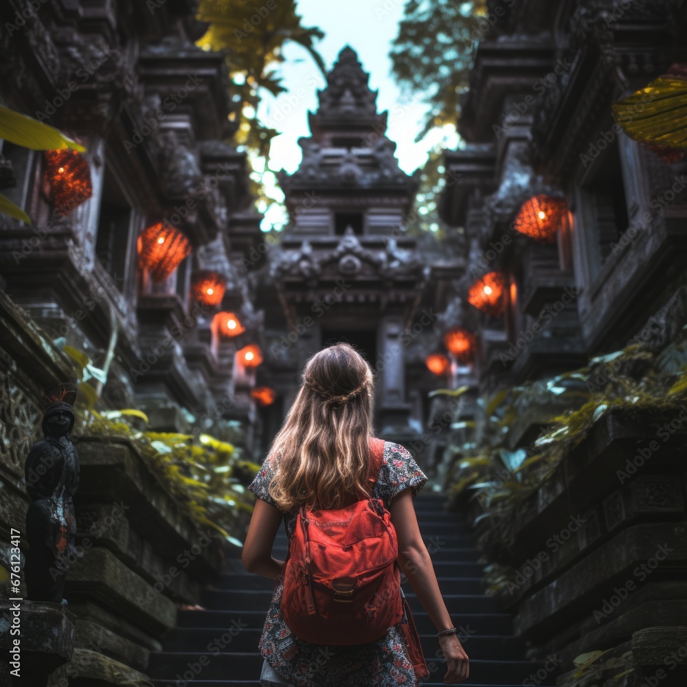 Discovering Divinity: A Backpacker's Sojourn in a Balinese Hindu Temple amidst the Rich Cultural Tapestry of Indonesia