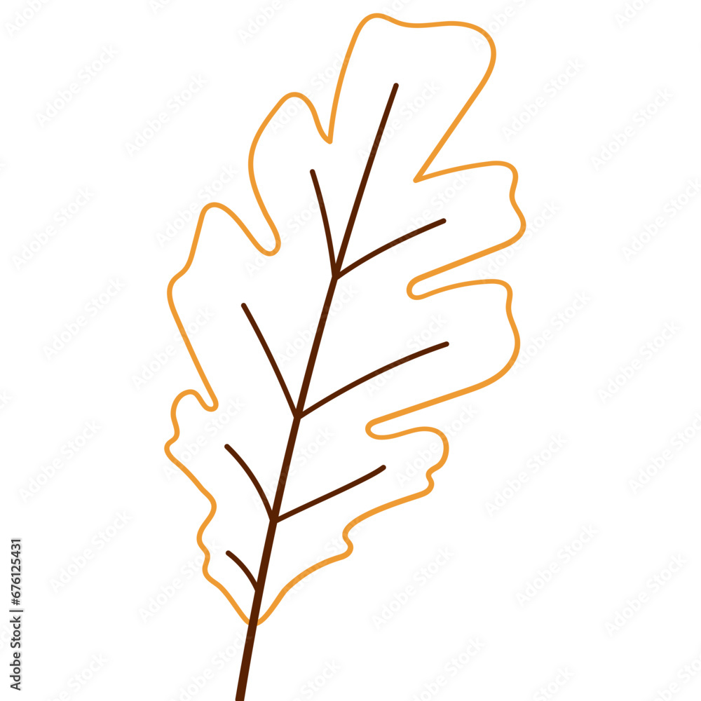 autumn leaf boho organic vector element autumn leaf boho organic vector element