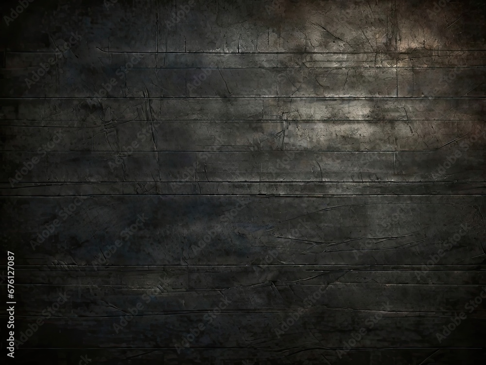 Obraz premium Dark gray striped rough grunge backdrop. Horizontal stripes. Distressed dirty design element for print, brochure, social media, posters. Ideal for create grunge effect
