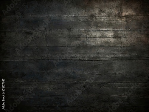 Dark gray striped rough grunge backdrop. Horizontal stripes. Distressed dirty design element for print, brochure, social media, posters. Ideal for create grunge effect