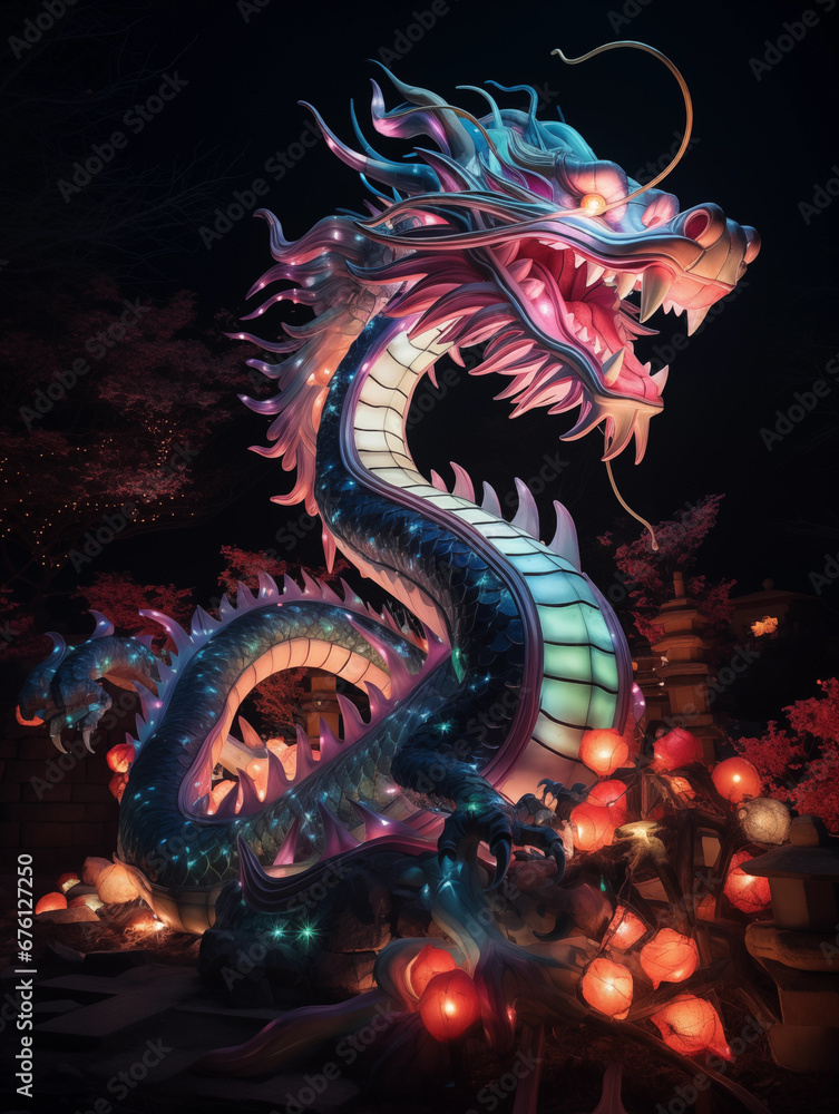 Chinese New Year Of Dragon Ai Generated Illustration 05 Chinese New Year Of Dragon Ai Generated Illustration 05