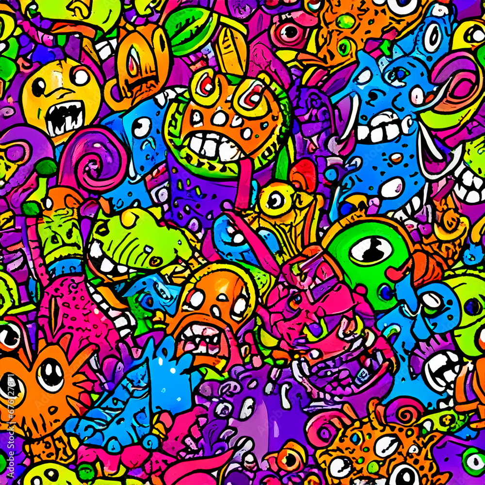 Patrón para fondos o recursos gráficos, dibujos coloridos. Patrón para fondos o recursos gráficos, dibujos coloridos.