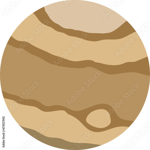 planet cartoon vector