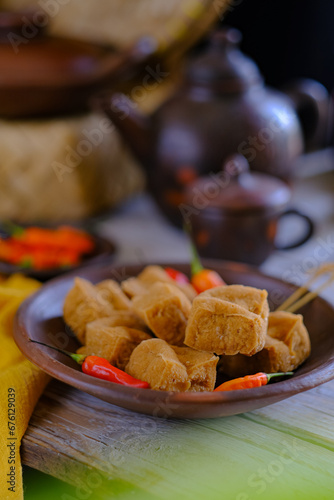 sumedang tofu, indonesian street food
