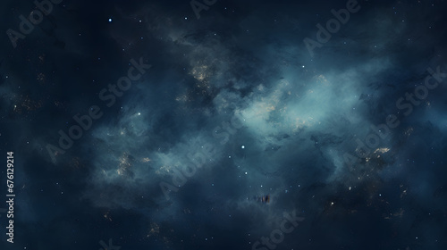 background of nebula in the sky with stars © fraudiana