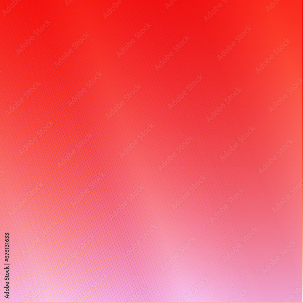 Obraz premium Reddish pink gradient square background with copy space for text or your images