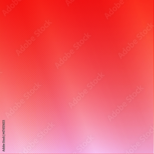Reddish pink gradient square background with copy space for text or your images