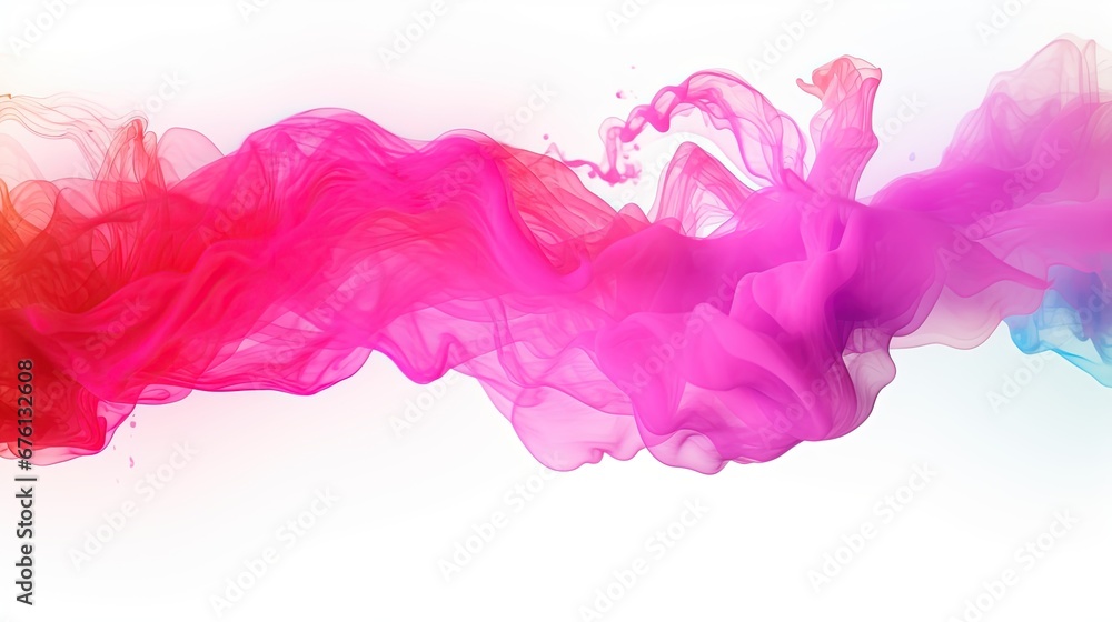 Colorful pink red rainbow smoke paint explosion Colorful pink red rainbow smoke paint explosion