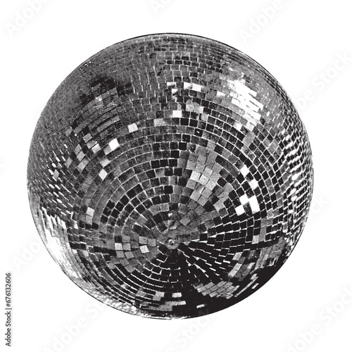 disco ball isolated 